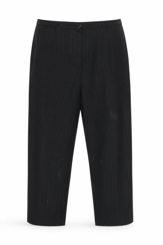 Womens UK Size 22 essence Regular Fit  Black Trousers