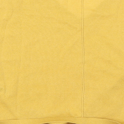 Womens UK Size 10 Marks and Spencer Yellow Pullover Jumper