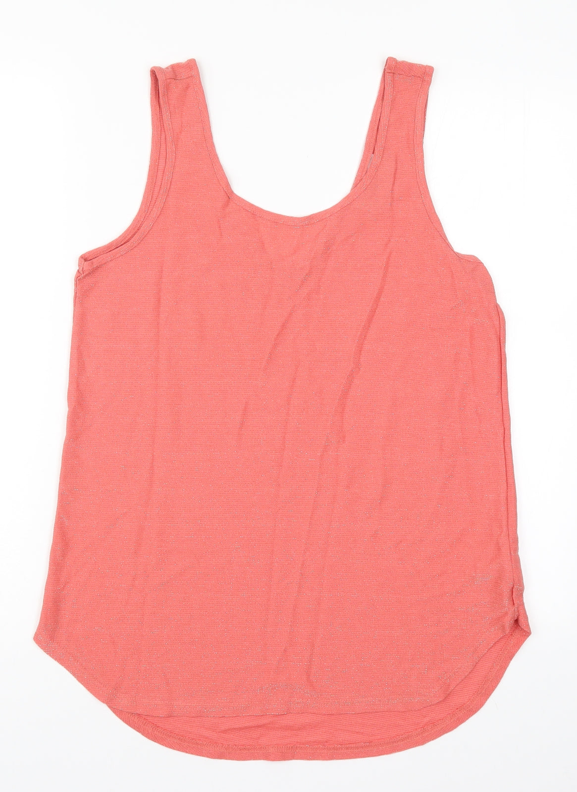 Womens UK Size 10 NEXT Pink Basic Tank