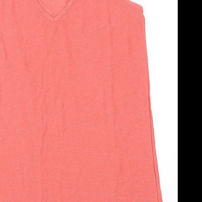 Womens UK Size 10 NEXT Pink Basic Tank