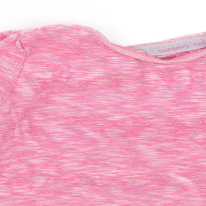 F&F Girls Pink   Basic T-Shirt Size 9-12 Months  - Rainbow