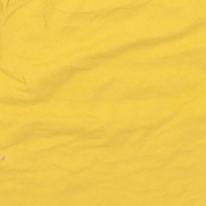 Primark Girls Yellow   Basic T-Shirt Size 9-12 Months  - Smile Everyday