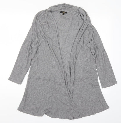 Cupio Womens Grey  Knit Cardigan Jumper Size M