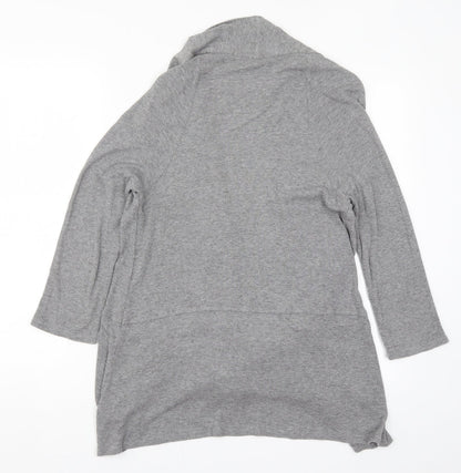 Cupio Womens Grey  Knit Cardigan Jumper Size M