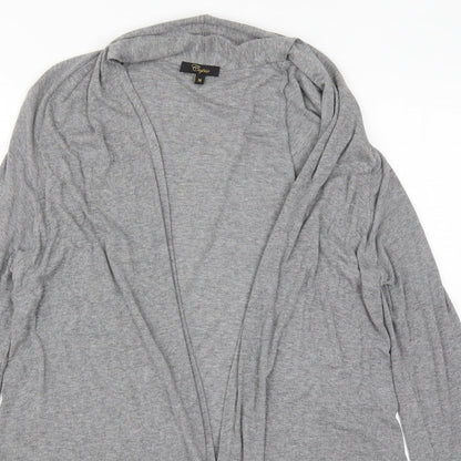 Cupio Womens Grey  Knit Cardigan Jumper Size M