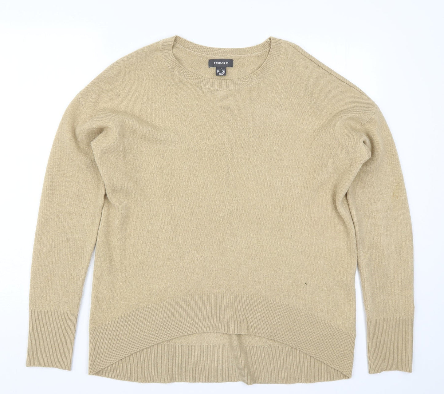 Primark Womens Beige  Knit Pullover Jumper Size 10