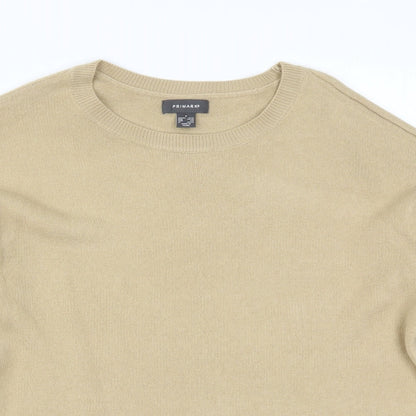 Primark Womens Beige  Knit Pullover Jumper Size 10