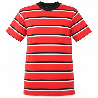 PRETTYLITTLETHING Womens Red Striped  T-Shirt Dress  Size 6