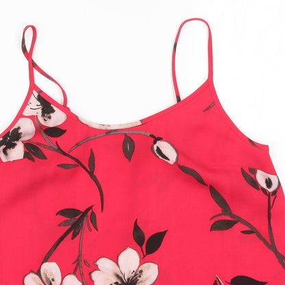 Womens UK Size 6 NEXT Pink Basic Tank