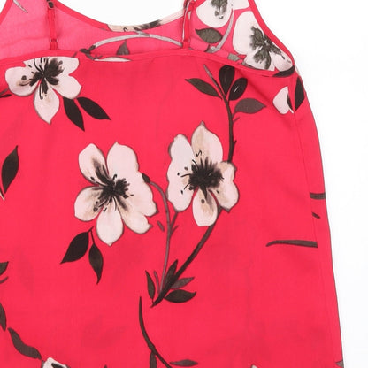 Womens UK Size 6 NEXT Pink Basic Tank