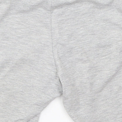 I SAW IT FIRST Womens Grey Striped  Biker Shorts Size 23 in