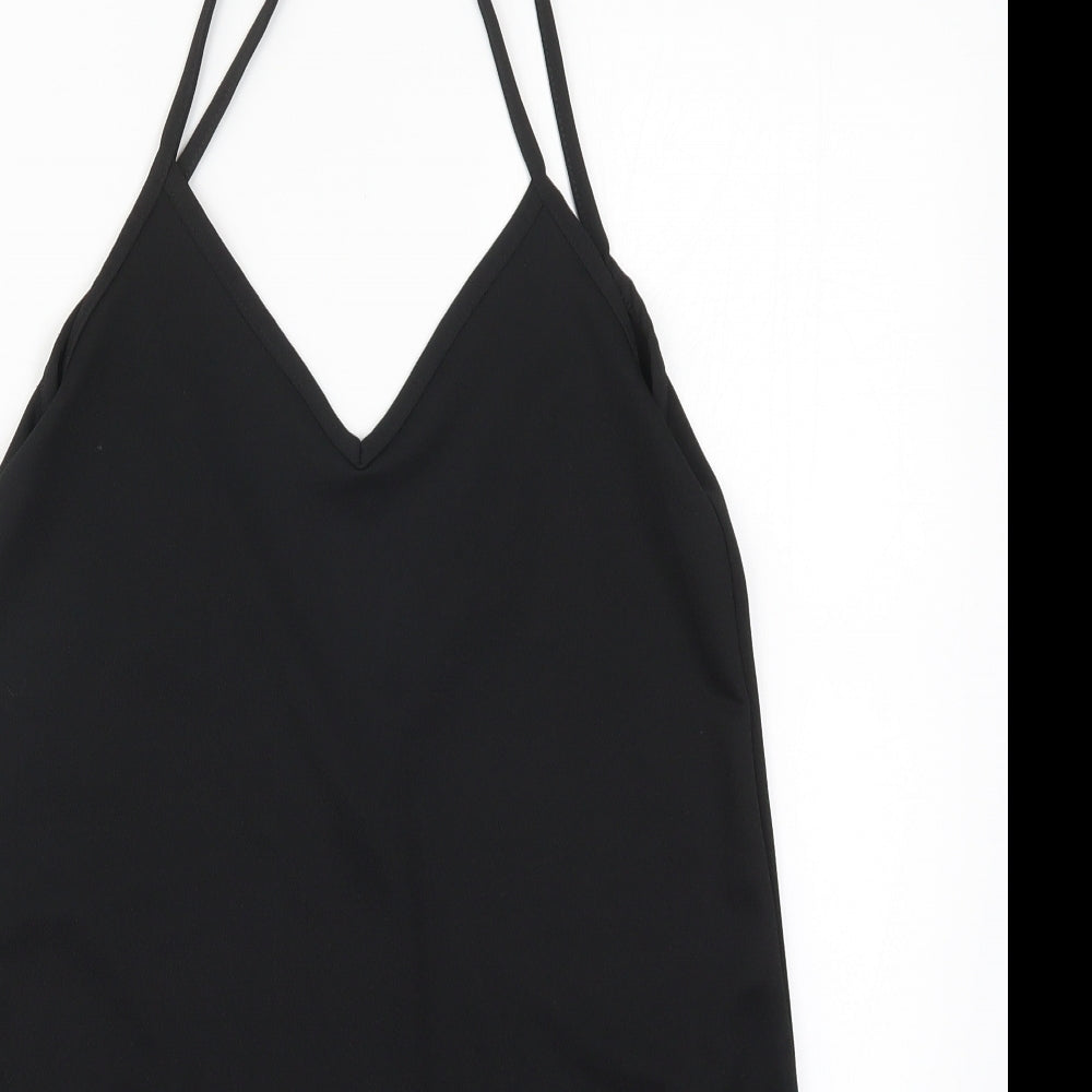 PRETTYLITTLETHING Womens Black   A-Line  Size 6