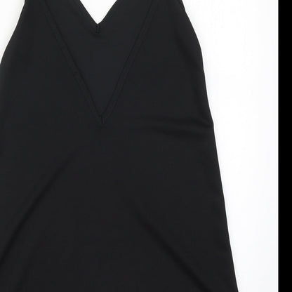 PRETTYLITTLETHING Womens Black   A-Line  Size 6