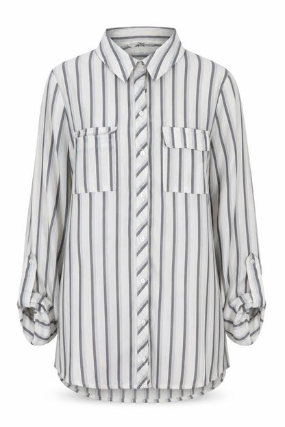 Womens UK Size 6 NEXT White Basic Button-Up