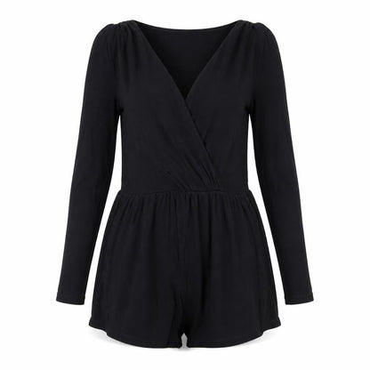 Womens UK Size 6 ASOS One-Piece Black Playsuit