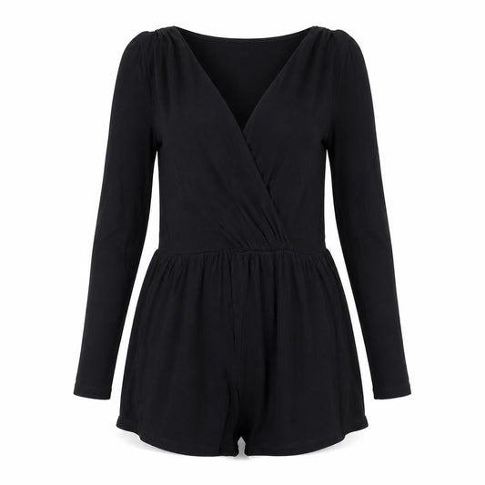 Womens UK Size 6 ASOS One-Piece Black Playsuit