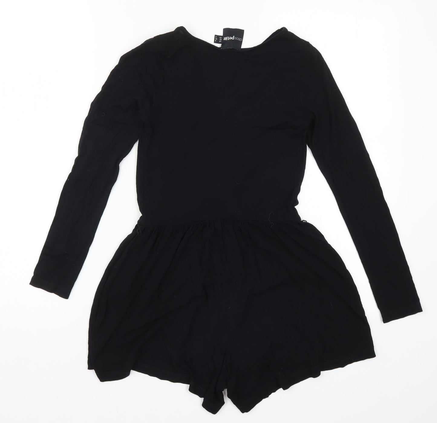 Womens UK Size 6 ASOS One-Piece Black Playsuit