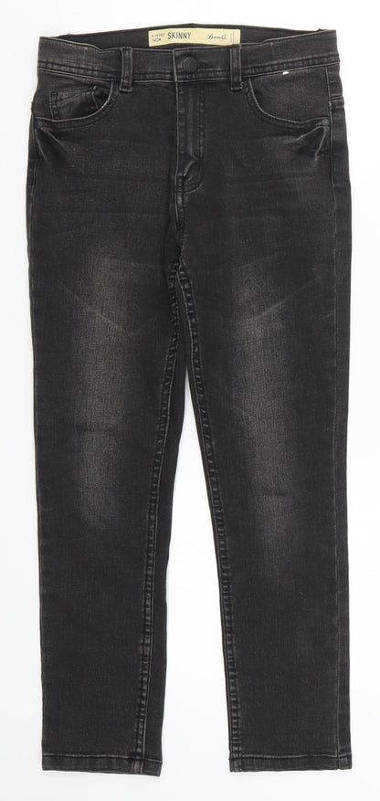 Denim Co Girls Black  Denim Skinny Jeans Size 9-10 Years