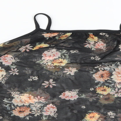Womens UK Size 12 New Look Black Basic Blouse