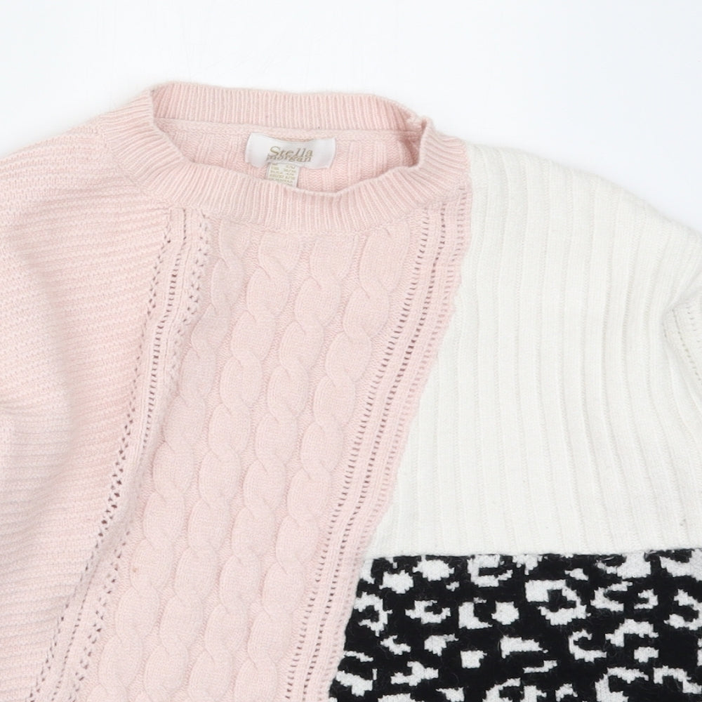 Womens UK Size S Stella Morgan Pink Pullover Jumper