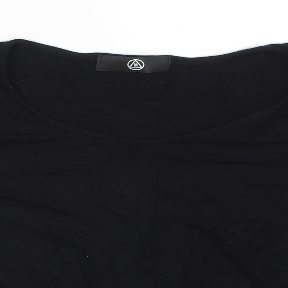 Womens UK Size 6 Missguided Black Basic T-Shirt
