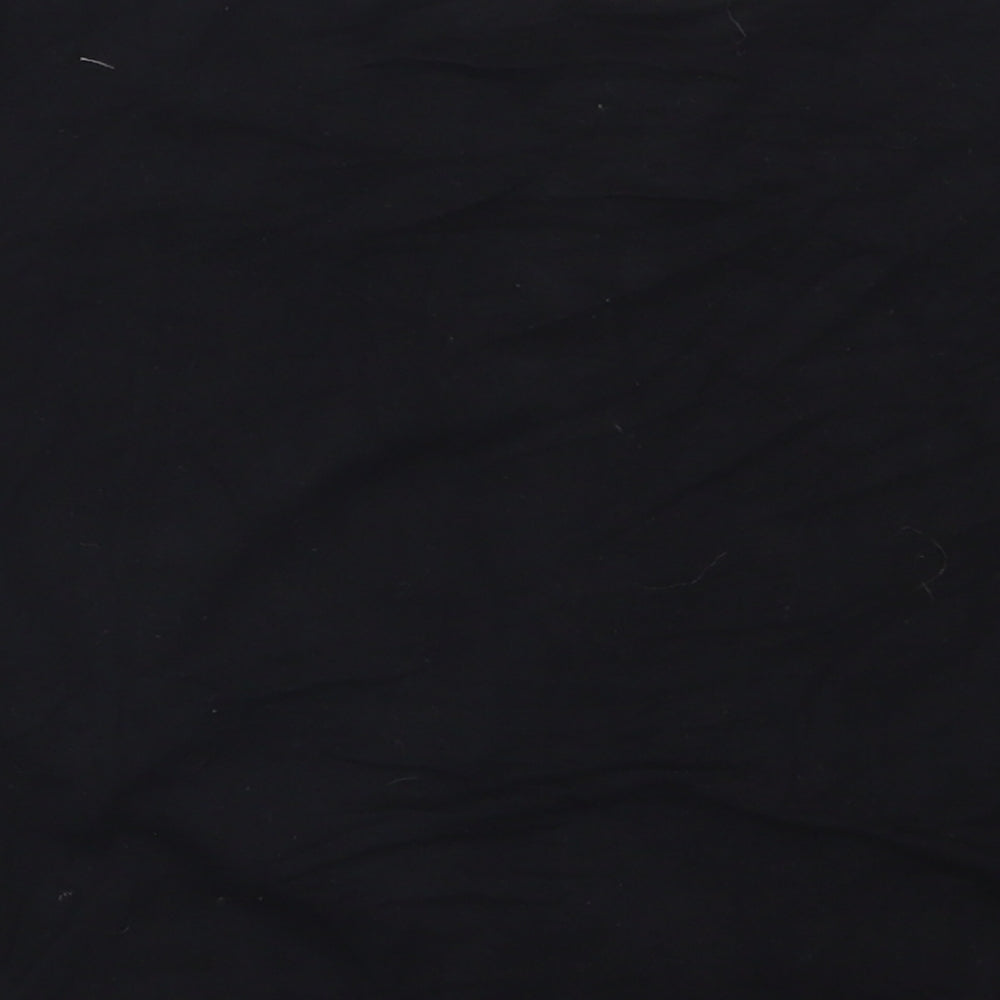 Womens UK Size 6 Missguided Black Basic T-Shirt