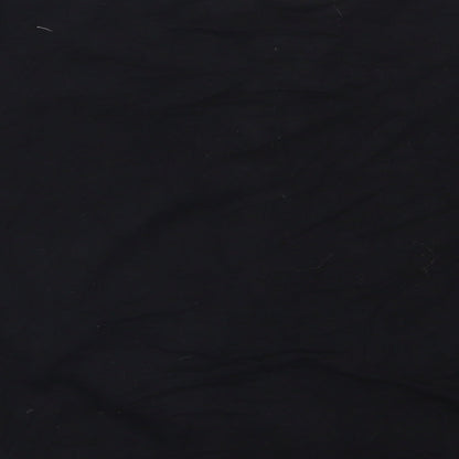 Womens UK Size 6 Missguided Black Basic T-Shirt