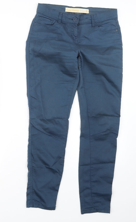 Womens UK Size 8 NEXT Regular Fit  Blue Trousers