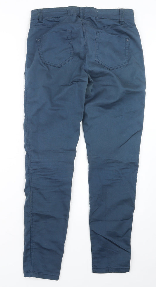 Womens UK Size 8 NEXT Regular Fit  Blue Trousers