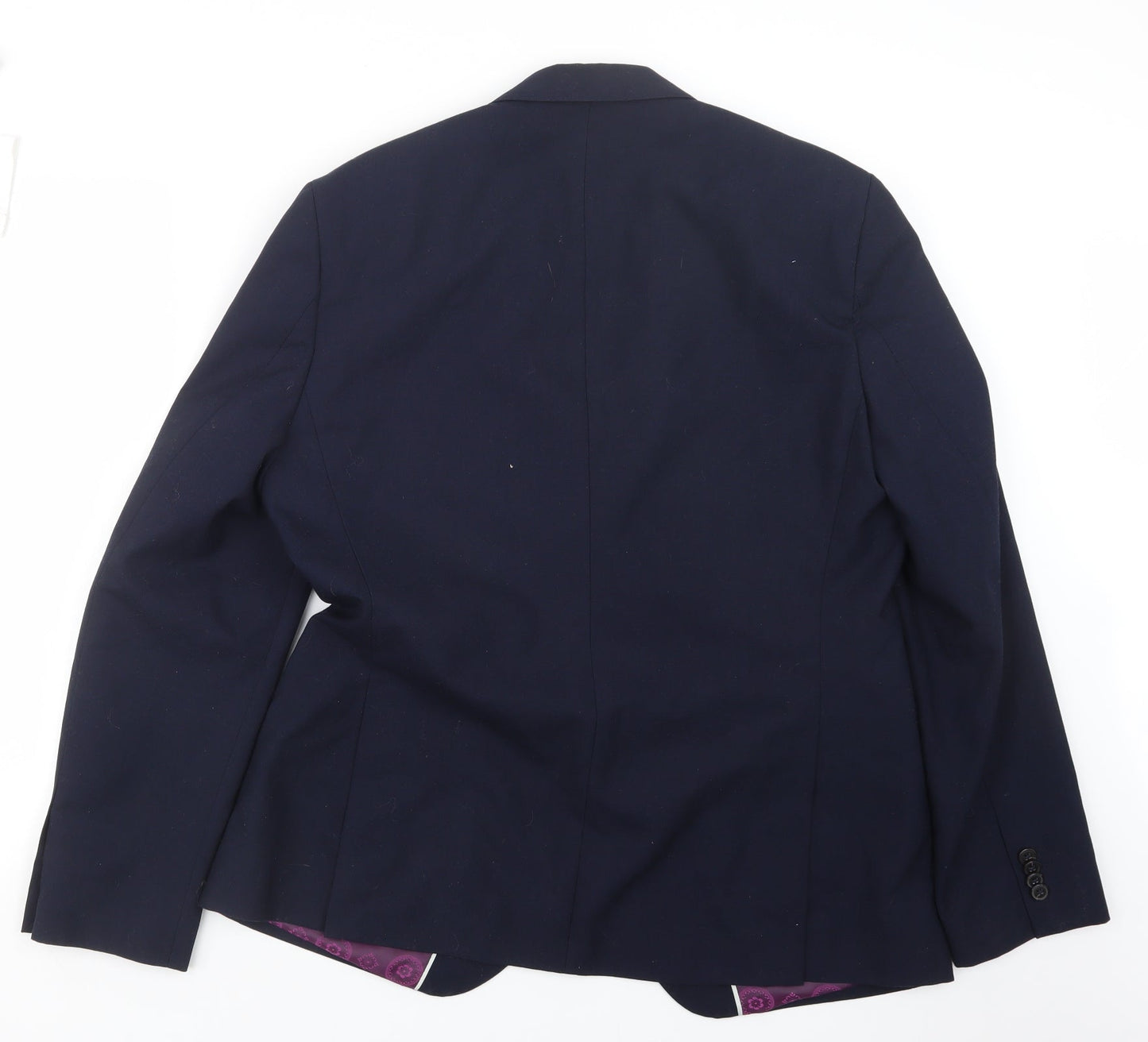 Mens UK Size 38 Burton Regular Blue Suit Jacket