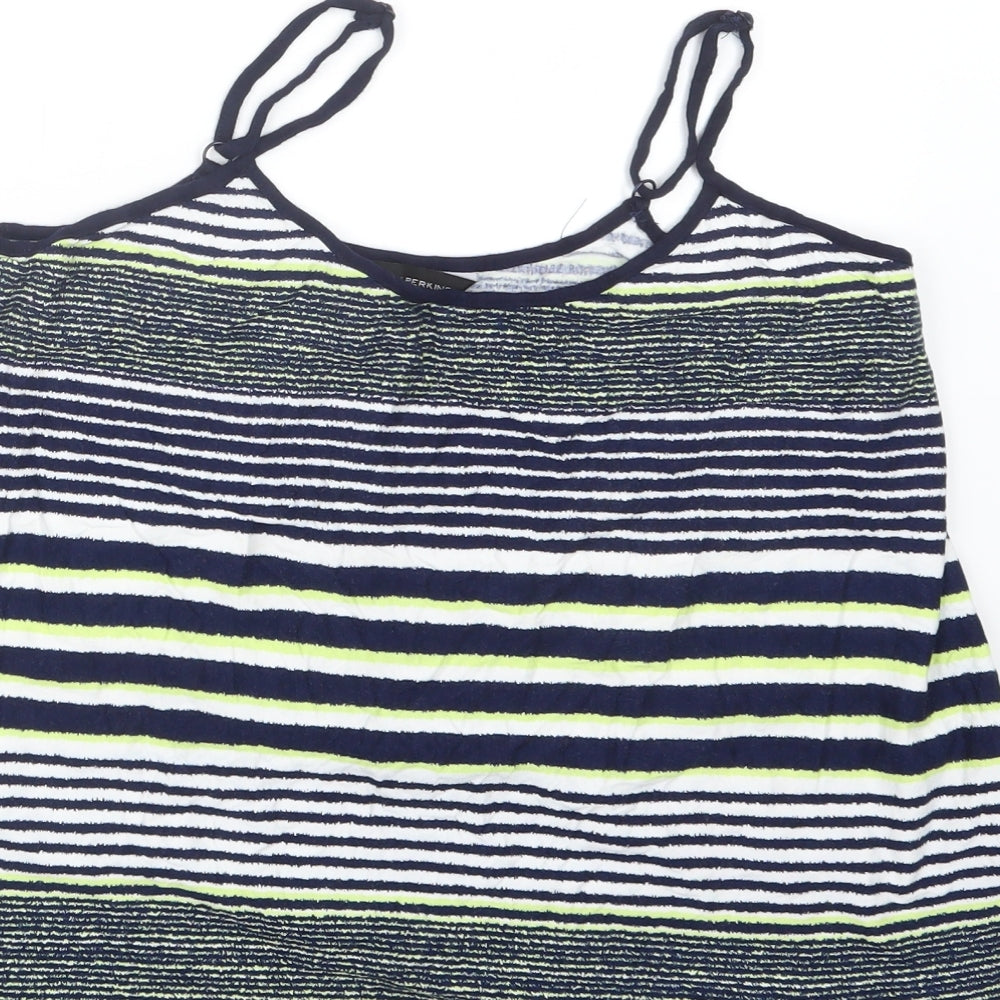 Womens UK Size 14 Dorothy Perkins Blue Basic Tank