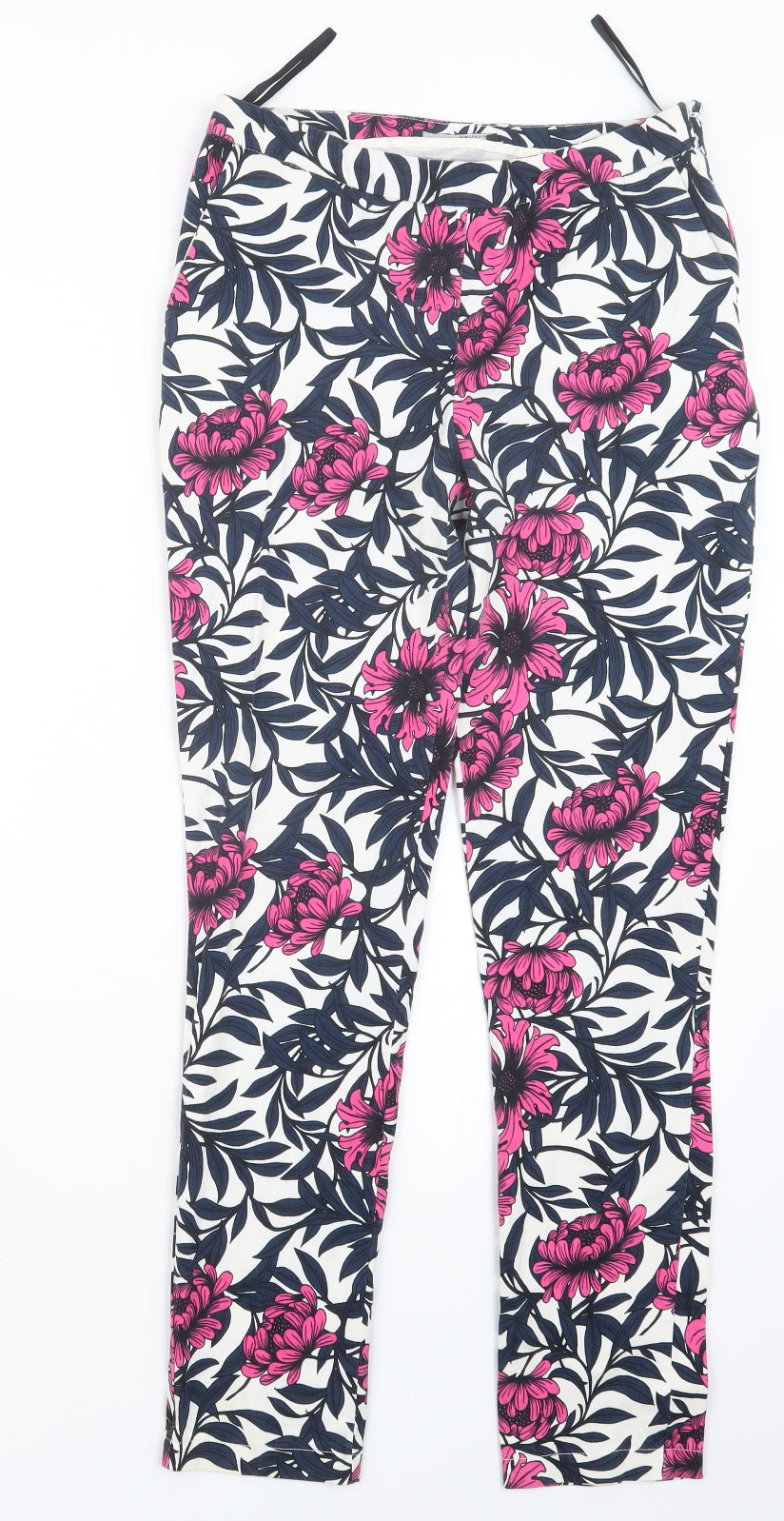 Atmosphere Womens Pink Geometric  Trousers  Size 6 L27 in