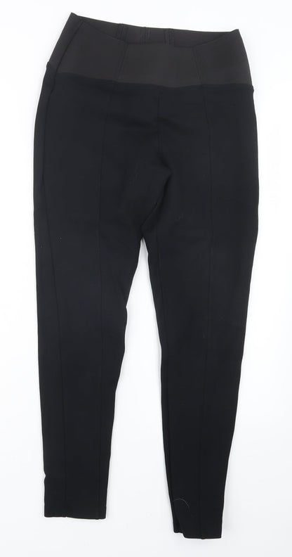 Womens UK Size 10 Marks and Spencer Regular Fit  Black Trousers