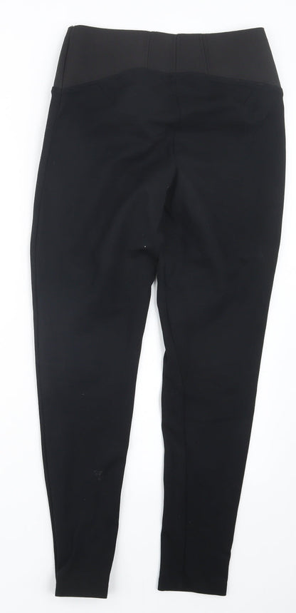 Womens UK Size 10 Marks and Spencer Regular Fit  Black Trousers