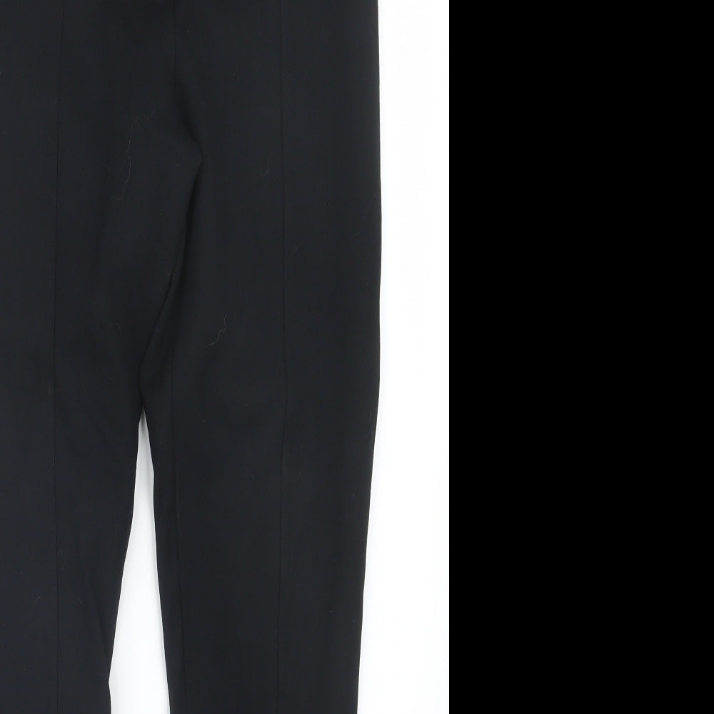 Womens UK Size 10 Marks and Spencer Regular Fit  Black Trousers