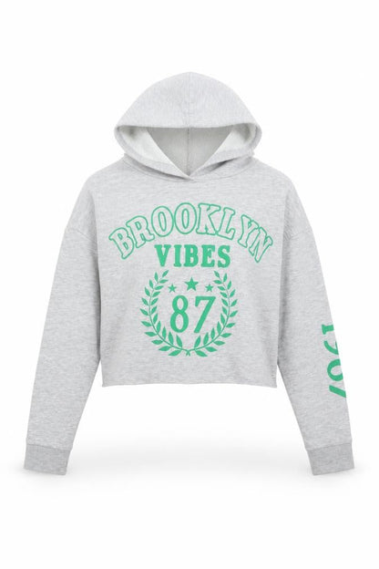 Candy Couture Girls Grey   Pullover Hoodie Size 11 Years