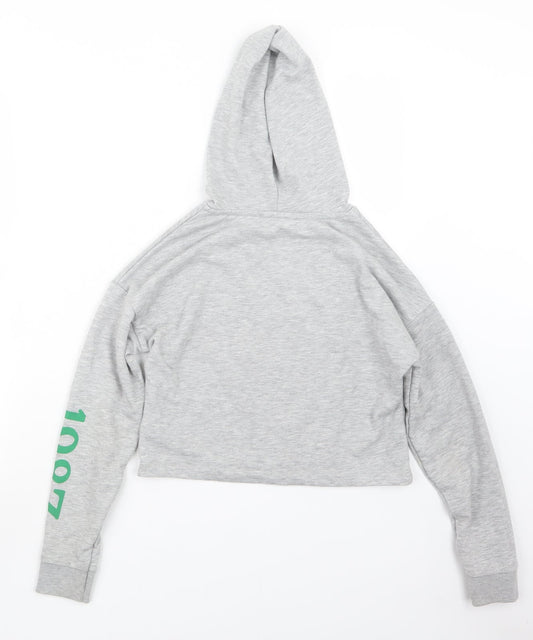 Candy Couture Girls Grey   Pullover Hoodie Size 11 Years