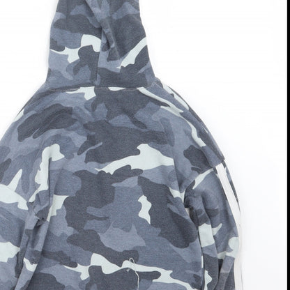 New Look Girls Grey Camouflage  Pullover Hoodie Size 10-11 Years