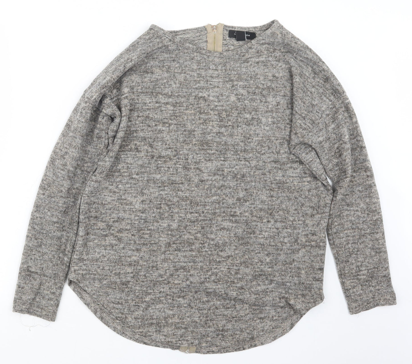 Womens UK Size S New Look Beige Pullover Jumper