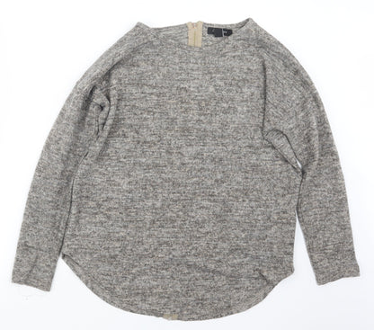 Womens UK Size S New Look Beige Pullover Jumper
