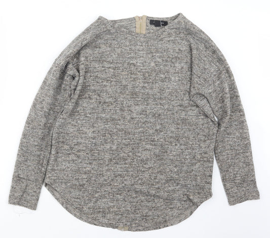 Womens UK Size S New Look Beige Pullover Jumper