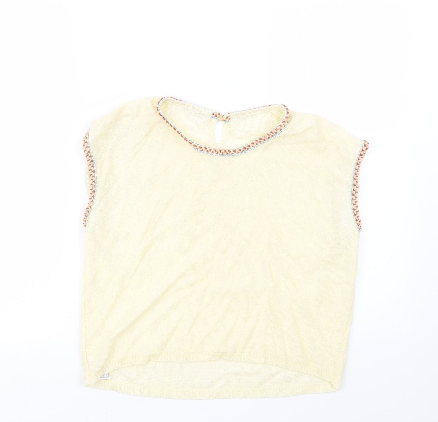 Womens UK Size 14 Preworn Ivory Pullover Jumper
