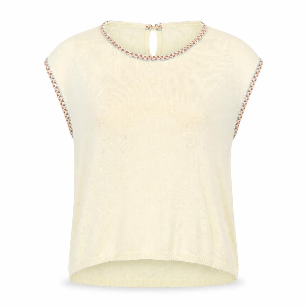 Womens UK Size 14 Preworn Ivory Pullover Jumper