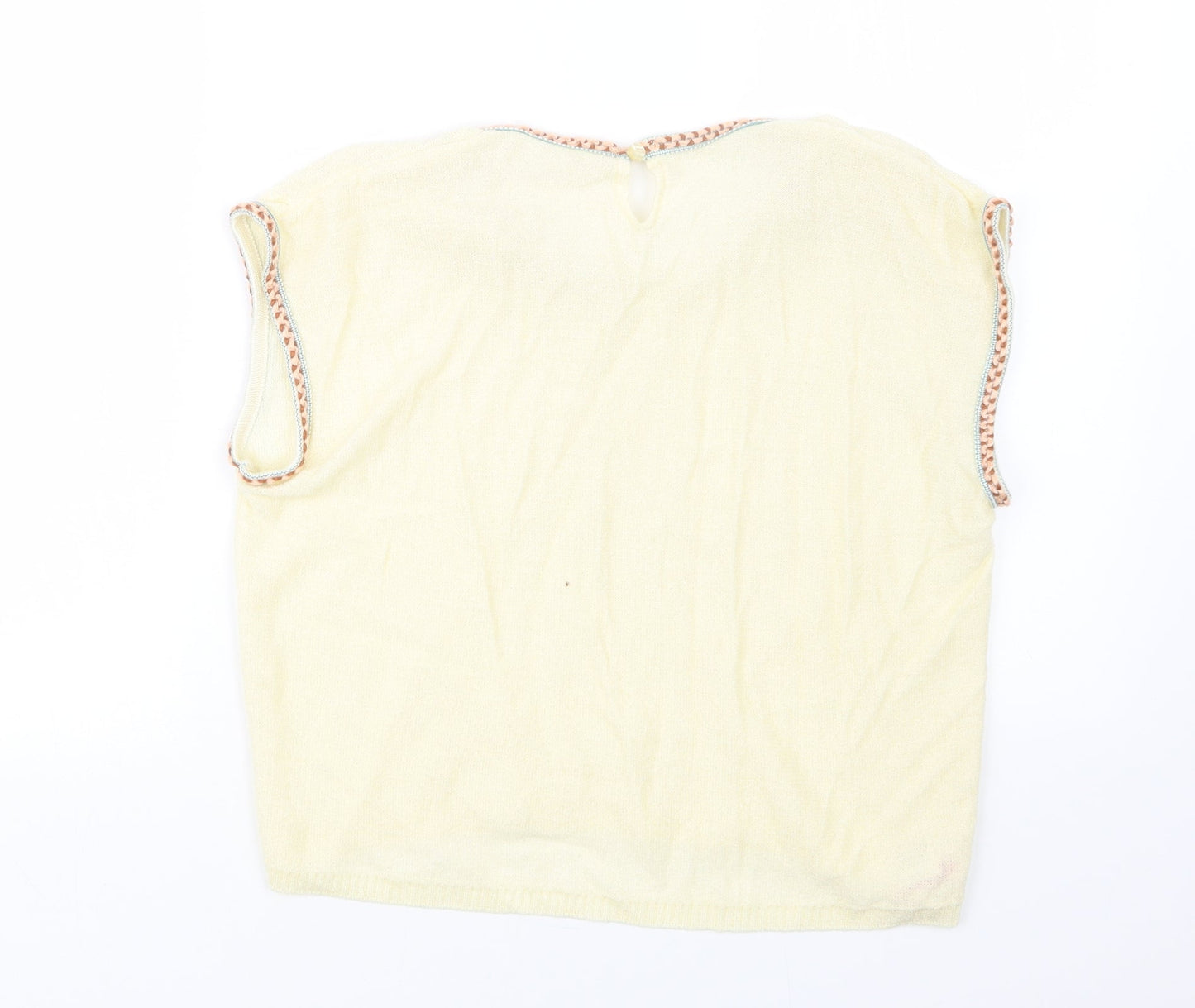 Womens UK Size 14 Preworn Ivory Pullover Jumper