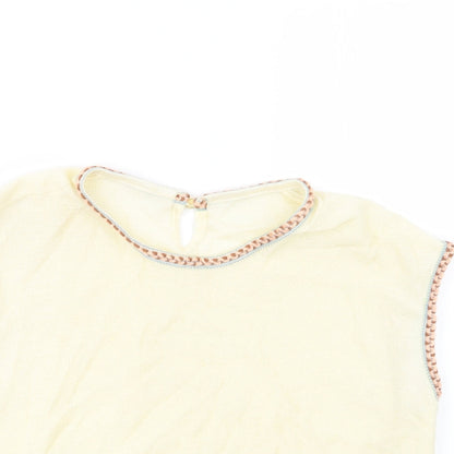 Womens UK Size 14 Preworn Ivory Pullover Jumper