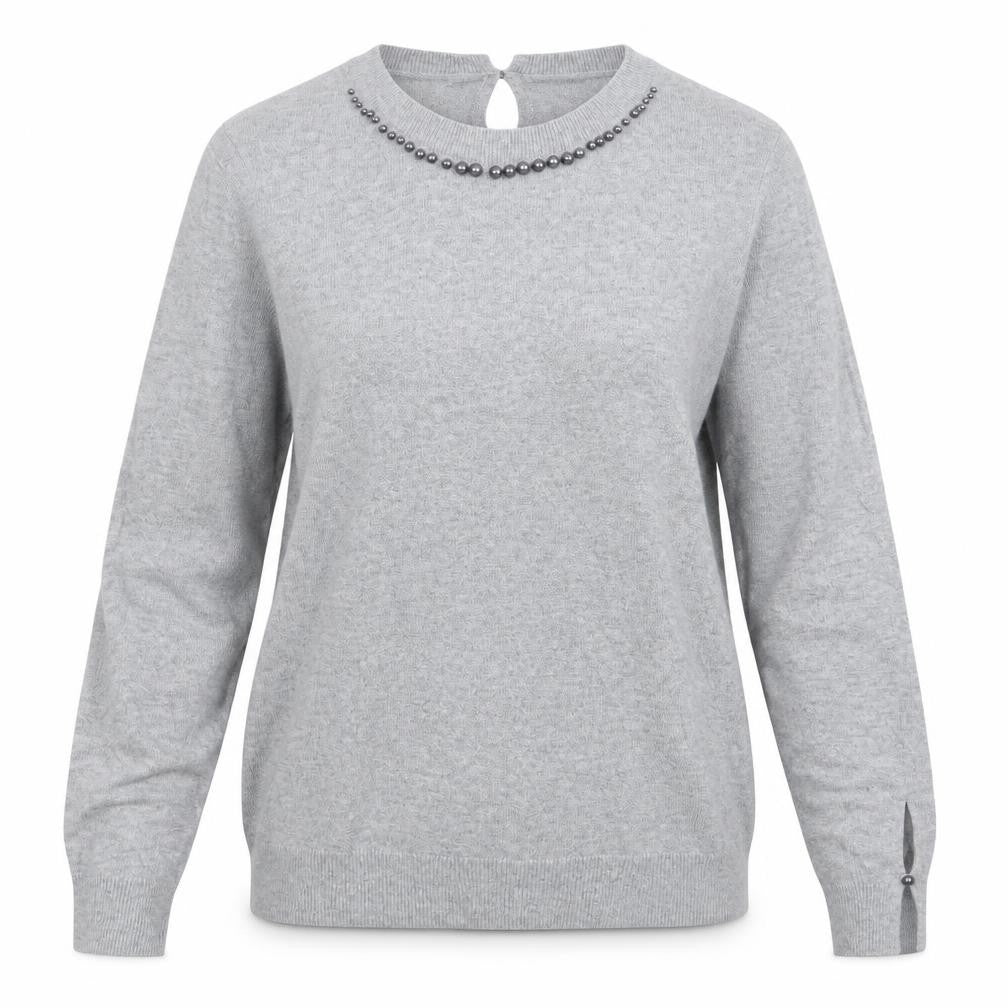 Womens UK Size S Spirit Grey Pullover Jumper