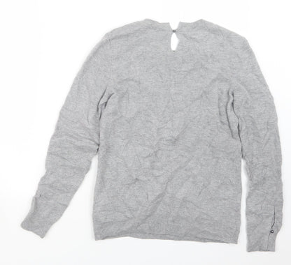 Womens UK Size S Spirit Grey Pullover Jumper