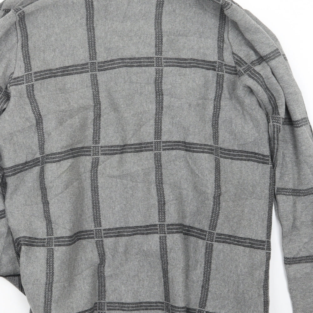 Womens UK Size M Papaya Grey Cardigan Jumper