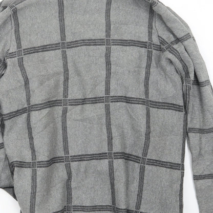 Womens UK Size M Papaya Grey Cardigan Jumper