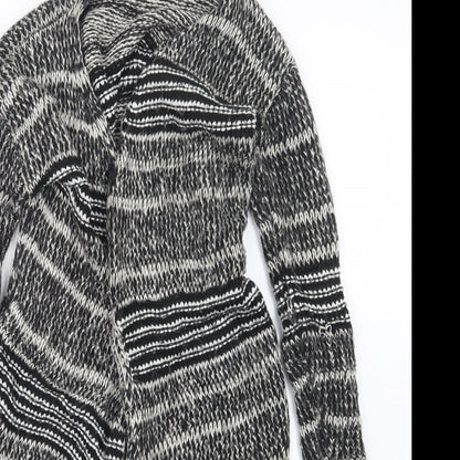 Womens UK Size 8 New Look Black Cardigan Jumper